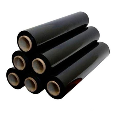FILM DE PALETIZAR ROLLO 23 MICRAS 2KG 500MM ANCHO NEGRO