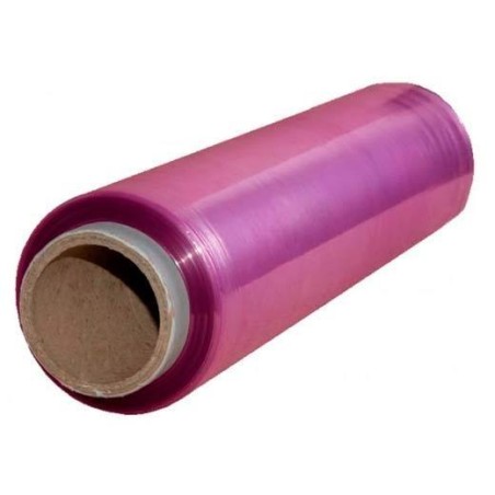 FILM PVC TRANSPARENTE ROLLO 30CM X 300M MORADO -CATERING-