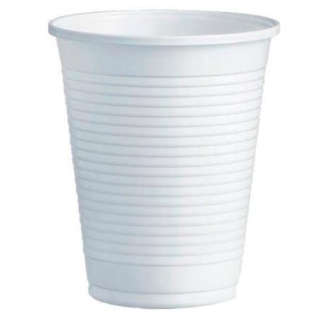 VASO DE PLÁSTICO PP 220CC BLANCO CAJA 100 UD