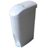 CONTENEDOR HIGIÉNICO FEMENINO CON PEDAL 18L BLANCO