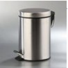 PAPELERA PEDAL 12L INOX BRILLO
