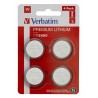 VERBATIM PILAS PLANAS DE LITIO 3V - CR2450 BLISTER 4 UD
