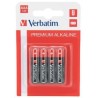 VERBATIM PILAS ALCALINAS AAA - LR03- PACK 4 UDS