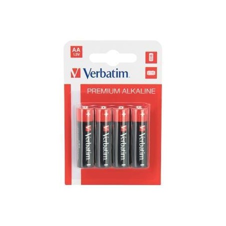 VERBATIM PILAS ALCALINAS AA - LR06 - PACK 4 UDS