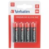 VERBATIM PILAS ALCALINAS AA - LR06 - PACK 4 UDS