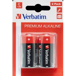 VERBATIM PILAS ALCALINAS C - LR14 - PACK 2 UDS