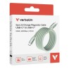 VERBATIM CABLE MAGNETICO TIPO USB-C/M - USB-C/M VERDE 100W 1,20 M