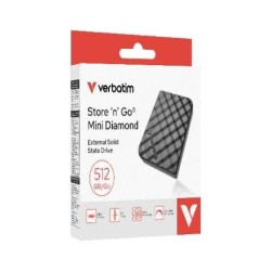 VERBATIM DISCO DURO EXTERNO SSD STORE 'N' GO MINI 512GB USB-C 3.2 NEGRO