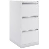 BISLEY ARCHIVADOR METÁLICO BS1633 PREMIUM 3 CAJONES FOLIO CARPETAS COLGANTES MULTIFORMATO FONDO 62CM BLANCO