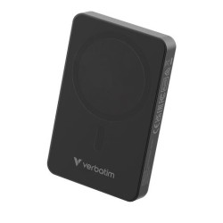 VERBATIM CARGADOR INALAMBRICO POWER BANK 10K MAH 1XUSB-C NEGRO