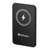 VERBATIM CARGADOR INALAMBRICO POWER BANK 5K MAH 1XUSB-C NEGRO