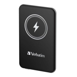 VERBATIM CARGADOR INALAMBRICO POWER BANK 10K MAH 1XUSB-C NEGRO