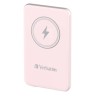 VERBATIM CARGADOR INALAMBRICO POWER BANK 10K MAH 1XUSB-C ROSA