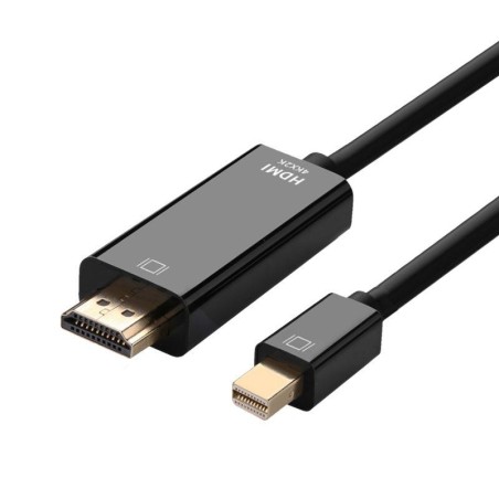 AISENS CABLE CONVERSOR MINI DISPLAYPORT A HDMI DP/M - HDMI/M NEGRO 2,0M