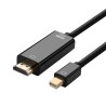AISENS CABLE CONVERSOR MINI DISPLAYPORT A HDMI DP/M - HDMI/M NEGRO 2,0M