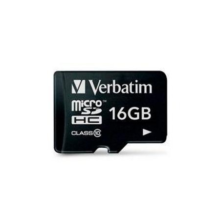 VERBATIM TARJETA MICRO SDHC 16GB CLASE 10