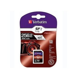 VERBATIM TARJETA DE MEMORIA SDXC CARD UHS-1 256GB CLASS 10