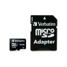 VERBATIM TARJETA MICRO SDHC 16GB CLASE 10 C/ADAPTADOR