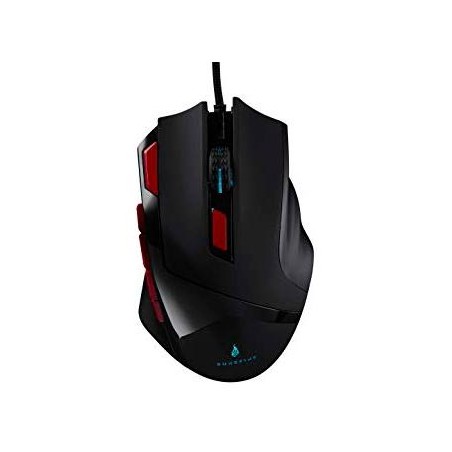 VERBATIM RATÓN GAMING SUREFIRE EAGLE CLAW CABLE USB 3200DPI DIESTROS 9 BOTONES PROGRAMABLES ILUMINACIÓN RGB LED NEGRO