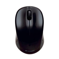 VERBATIM RATÓN GO NANO INALÁMBRICO 1600PPP COMPACTO AMBIDIESTRO NEGRO
