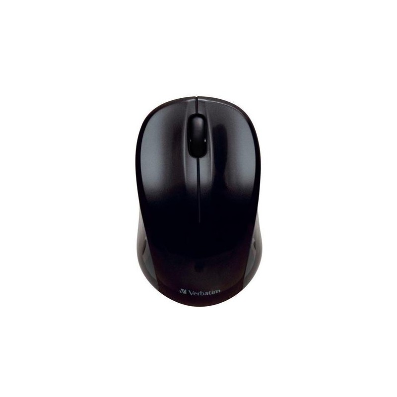VERBATIM RATÓN GO NANO INALÁMBRICO 1600PPP COMPACTO AMBIDIESTRO NEGRO