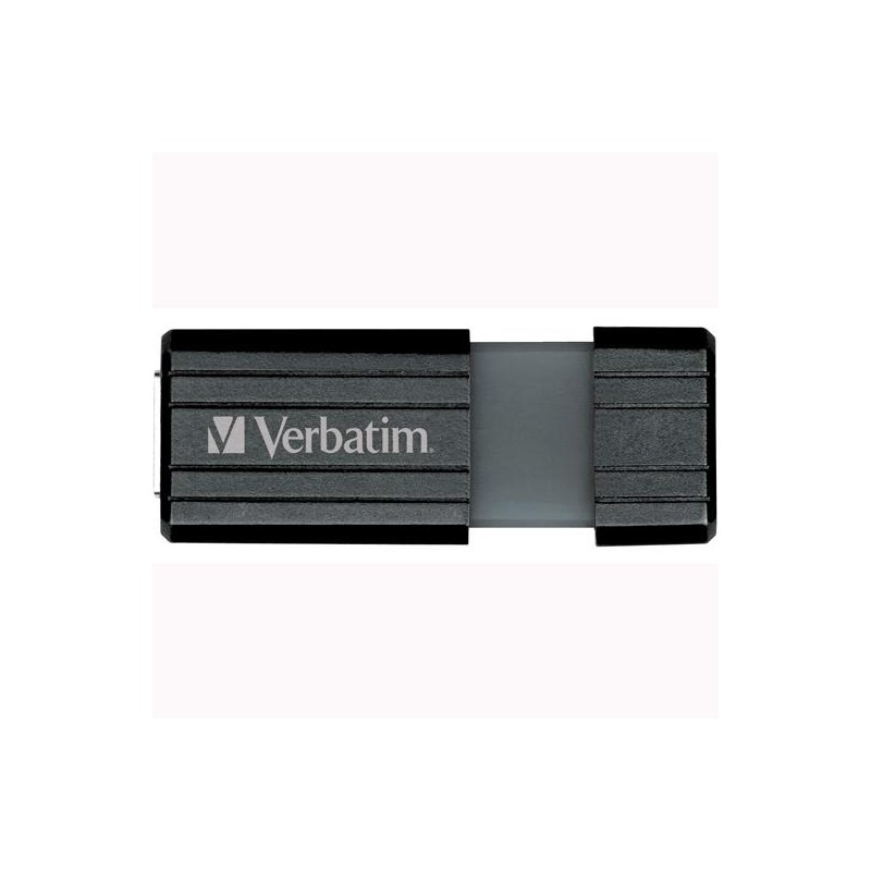 VERBATIM PENDRIVE STORE'N'GO PINSTRIPE 8GB HI-SPEED RETRÁCTIL USB 2.0 NEGRO
