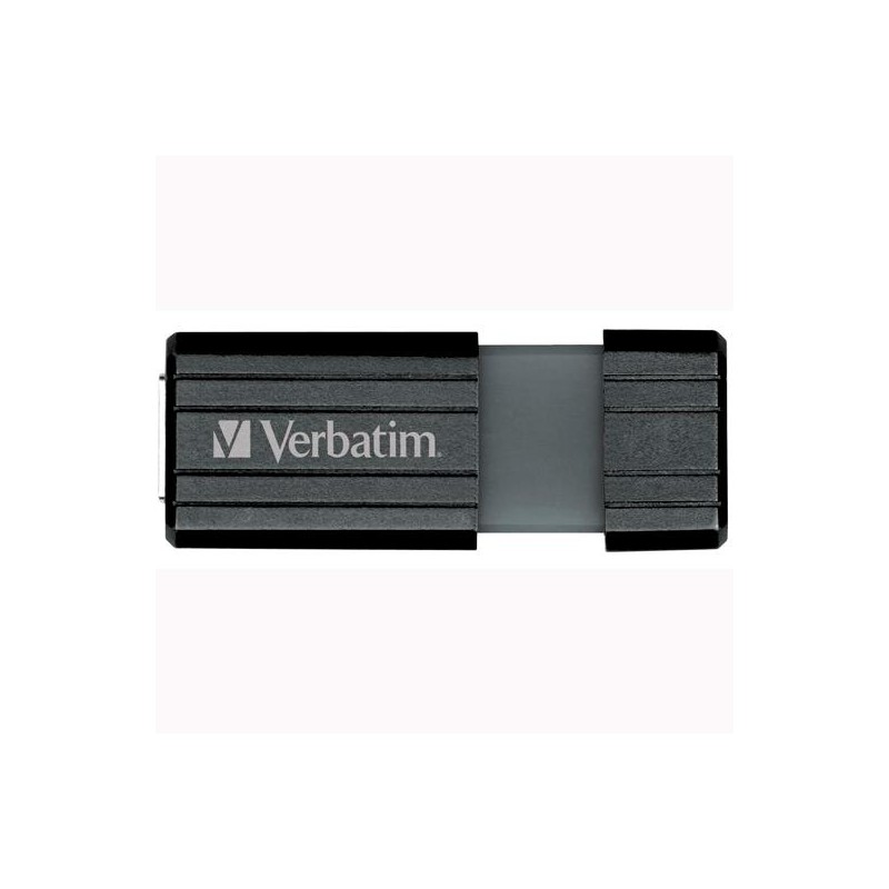 VERBATIM PENDRIVE STORE'N'GO PINSTRIPE 16GB HI-SPEED RETRÁCTIL USB 2.0 NEGRO