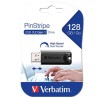 VERBATIM PENDRIVE PINSTRIPE 128GB HIGH SPEED RETRÁCTIL USB 3.2 NEGRO