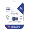 VERBATIM PENDRIVE GO 32GB HIGH SPEED DUAL USB-C/USB-A 3.0
