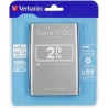 VERBATIM DISCO DURO PORTÁTIL STORE 'N' GO 2TB HDD 2.5" USB 3.0 PLATA