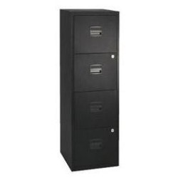 ARCHIVADOR METÁLICO 4 CAJONES , 40X40X125 CM (ANCHO X FONDO X ALTO) FORMATO A4 -CAPACIDAD CAJON 15KG- TIRADOR DE PLÁSTICO - ANTR