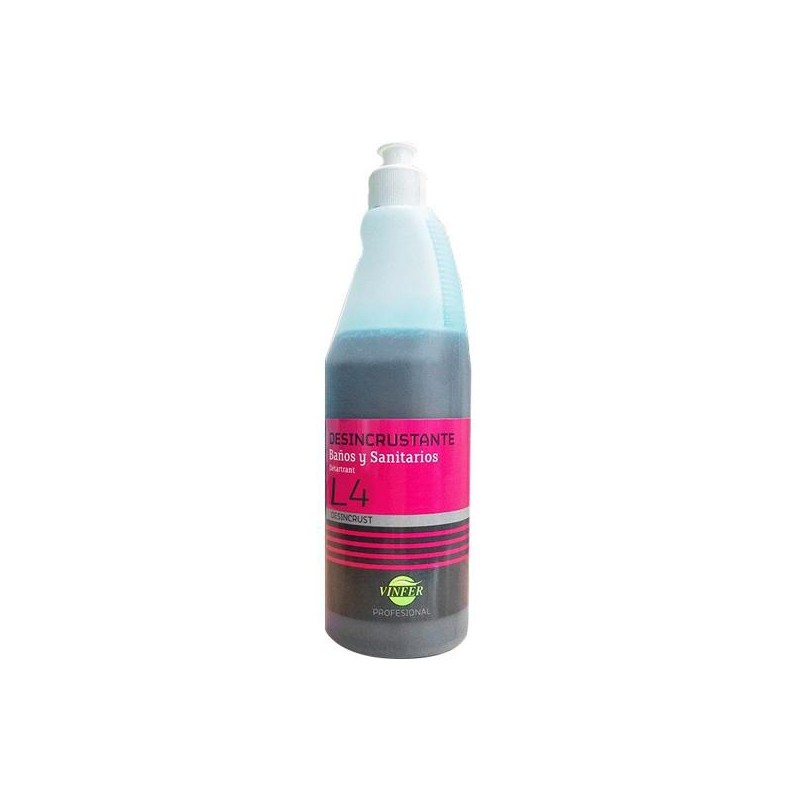 VINFER LIMPIADOR MULTIUSOS L4 DESINCRUSTANTE BAÑOS Y SANITARIOS BOTELLA 750ML