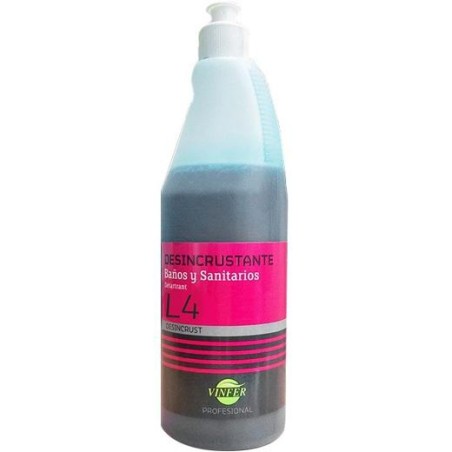 VINFER LIMPIADOR MULTIUSOS L4 DESINCRUSTANTE BAÑOS Y SANITARIOS BOTELLA 750ML