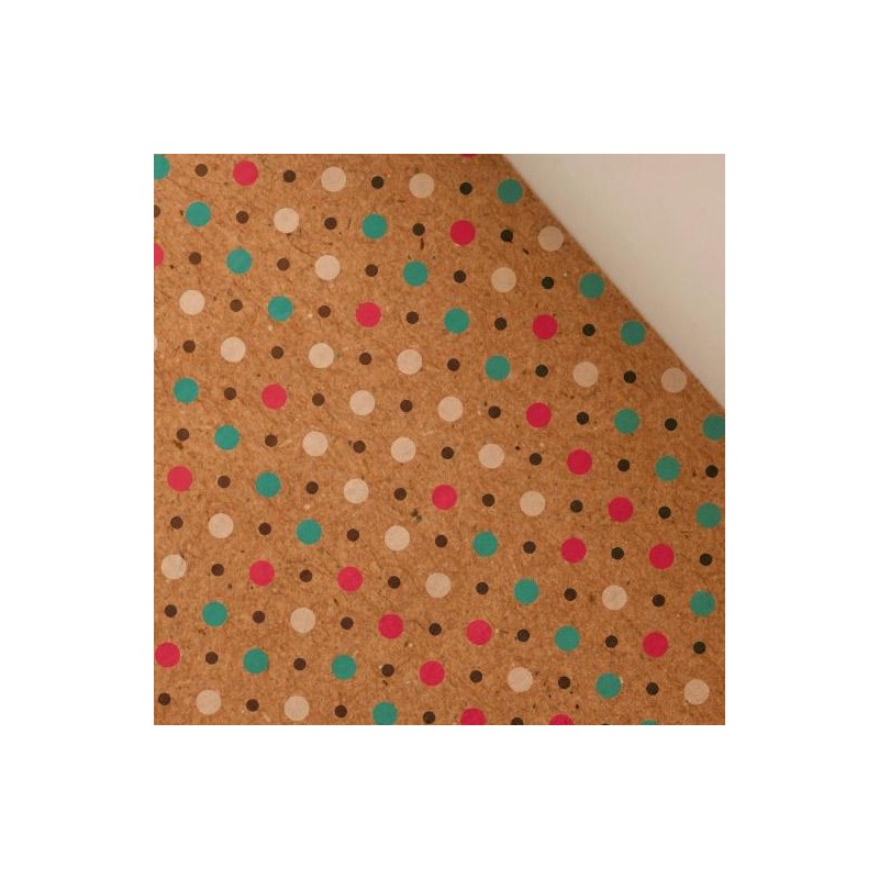 WONDER WRAPPER PAPEL DE REGALO BOBINA 31CM X 90M 2KG KRAFT 100% RECICLADO MIL PUNTOS