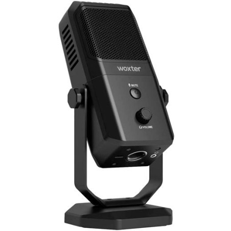 WOXTER MICRÓFONO MIC STUDIO 100 PRO R BIDIRECCIONAL PARA STREAMING JACK 3,5MM