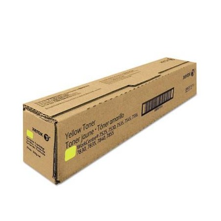 XEROX TONER AMARILLO PARA WORKCENTRE 7525/7530/7535/7545/7556/7830/7835/7845/7855