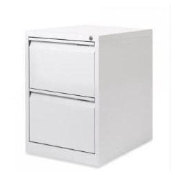 BISLEY ARCHIVADOR METALICO 2 CAJONES ARCHIVO CARPETAS COLGANTES A4/FOLIO+ FONDO 62CM BLANCO