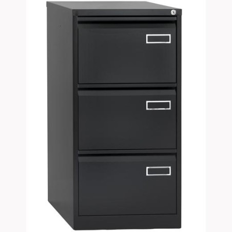 BISLEY ARCHIVADOR METÁLICO PSF LIGHT 3 CAJONES FOLIO CARPETAS COLGANTES MULTIFORMATO FONDO 62CM - ANTRACITA