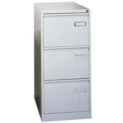 BISLEY ARCHIVADOR METÁLICO PSF LIGHT 3 CAJONES FOLIO CARPETAS COLGANTES MULTIFORMATO FONDO 62CM - GRIS