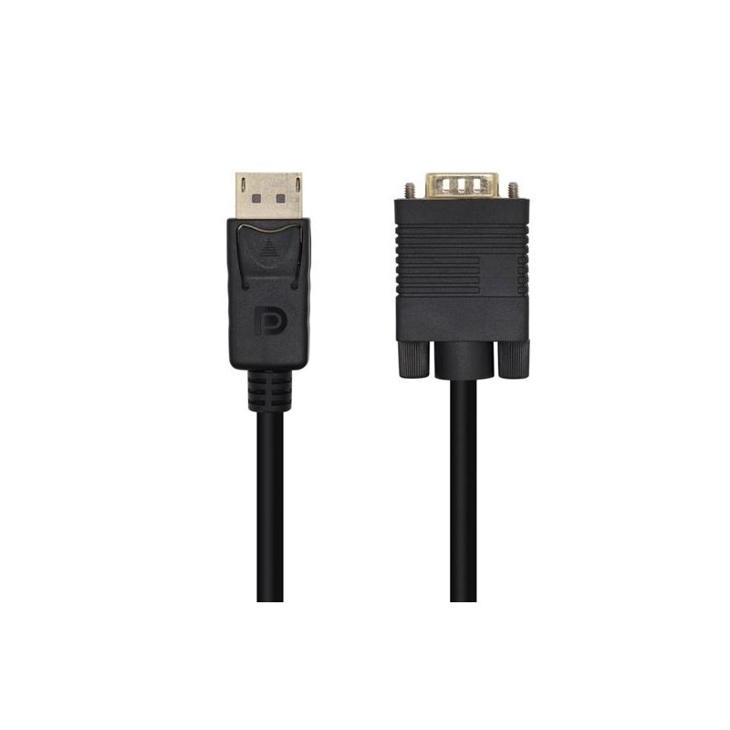 AISENS CABLE CONVERSOR DISPLAYPORT A VGA DP/M - VGA/M NEGRO 2,0M