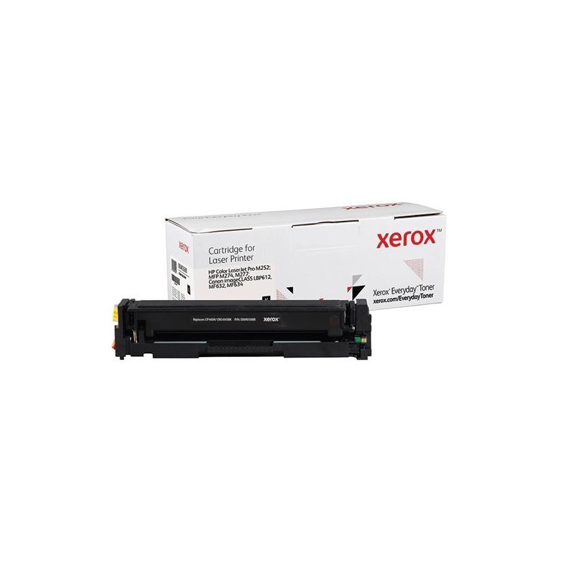 XEROX EVERYDAY TONER NEGRO CF400A CRG045BK PARA HP 201A COLOR LASERJET PRO M252. MFP M274, M277. CANON IMAGECLASS LBP612, MF632,