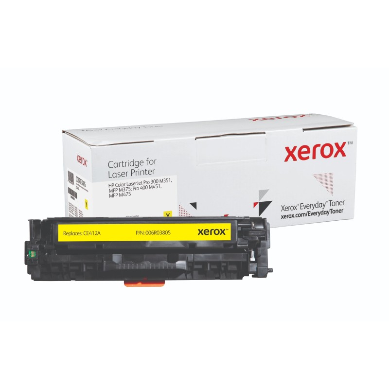 XEROX EVERYDAY TONER AMARILLO PARA LASERJET PRO 300/400 COLOR - M 351A - MFP M375 NW/M451DN/DW/NW - 305A - CE412A