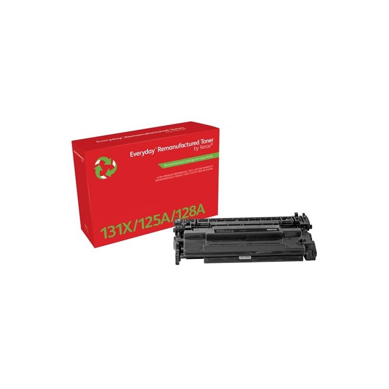 XEROX EVERYDAY REMANUFACTURED TONER NEGRO PARA HP 131X/125A /128A - COLOR LASERJET PRO 200 M251 - CF210X - CB540A - CE320A