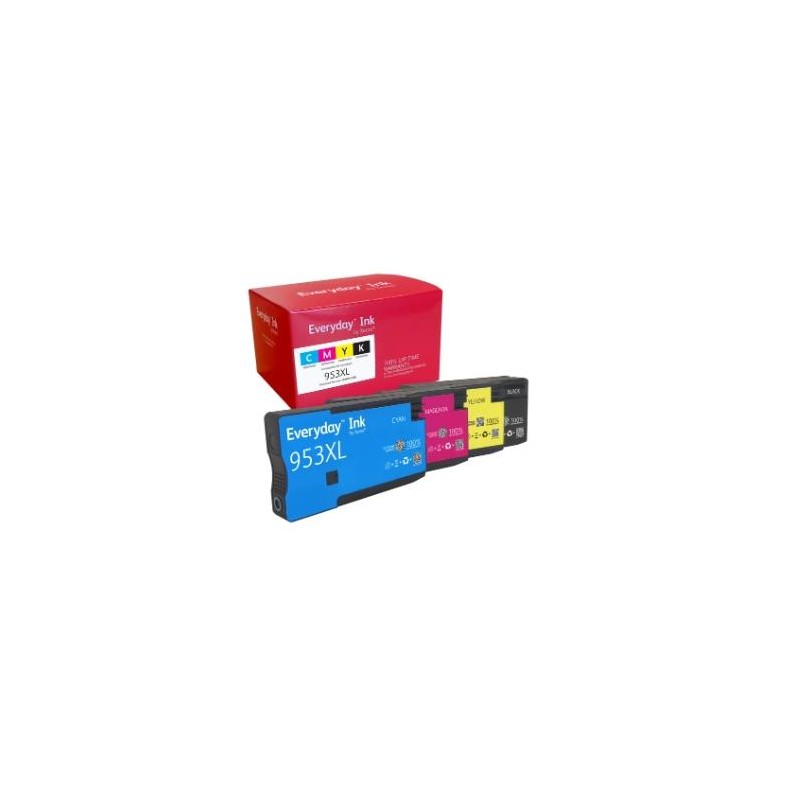 XEROX EVERYDAY REMANUFACTURED MULTIPACK TINTA BK/C/M/Y PARA HP 953XL - PACK 4 COLORES