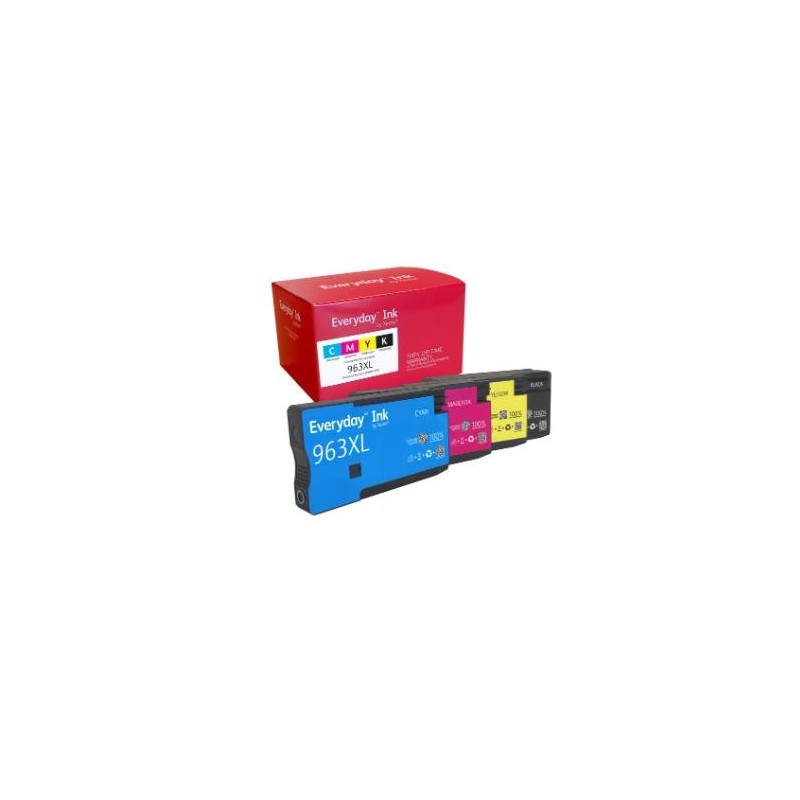 XEROX EVERYDAY REMANUFACTURED MULTIPACK TINTA BK/C/M/Y PARA HP 963XL - PACK 4 COLORES