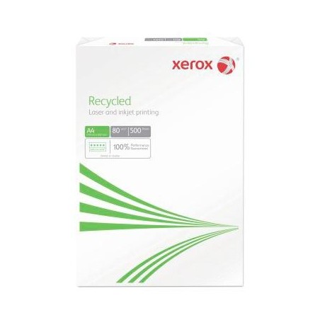 XEROX PAPEL DIN A4 80GR RECICLADO PAQUETE 500H -CAJA 5 UD-