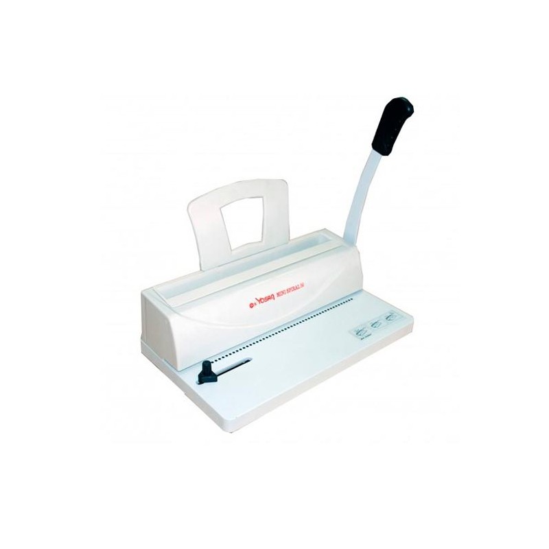 YOSAN ENCUADERNADORA ESPIRAL OFI 64 MANUAL PASO 5:1 HASTA 20 HOJAS