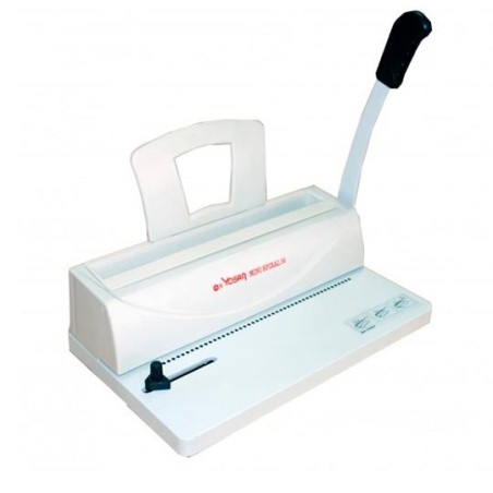 YOSAN ENCUADERNADORA ESPIRAL OFI 64 MANUAL PASO 5:1 HASTA 20 HOJAS