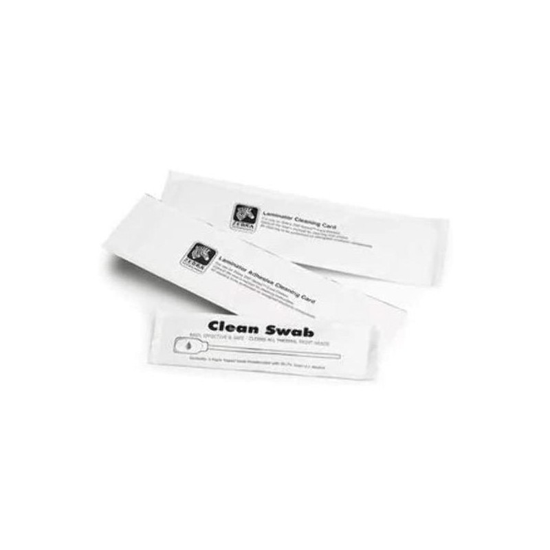 ZEBRA CINTA DE LIMPIEZA - KIT DE LIMPIEZA 5 TARJETAS PARA ZEBRA ZC100/ZC300
