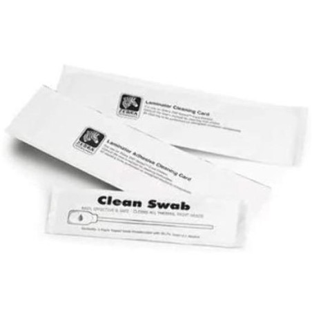 ZEBRA CINTA DE LIMPIEZA - KIT DE LIMPIEZA 5 TARJETAS PARA ZEBRA ZC100/ZC300